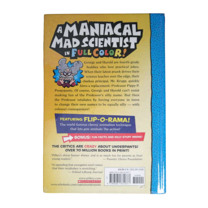 4 Captain Underpants Book Set by Dav Pilkey