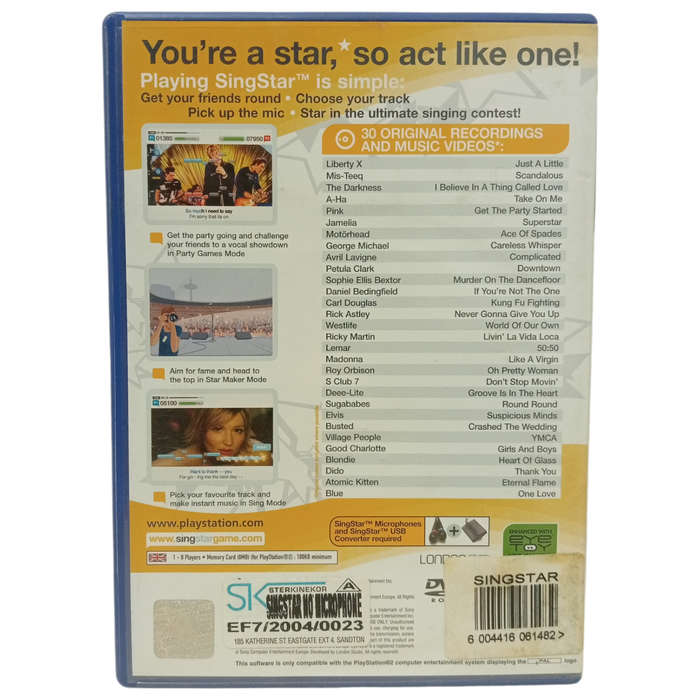 Singstar PlayStation 2