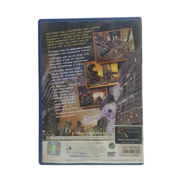 War Of The Monsters PlayStation 2