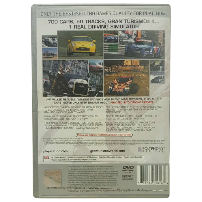 Gran Turismo 4 - The Real Driving Simulator PlayStation 2