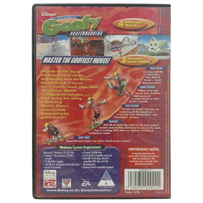 Disney's Extremely Goofy Skateboarding PC