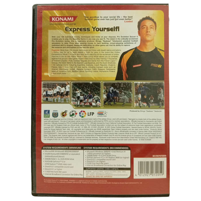 Pes 6 Pro Evolution Soccer 6 PC (DVD)