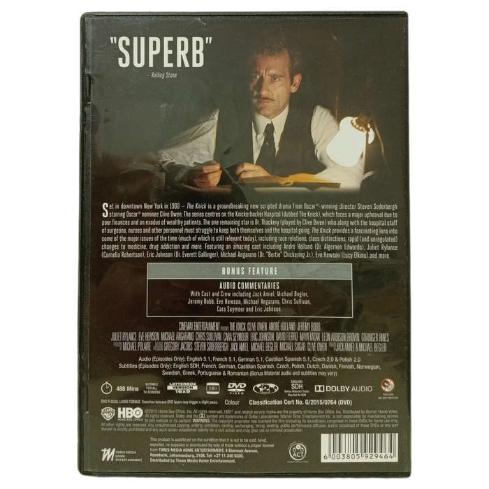 The Knick - The Complete First Season DVD