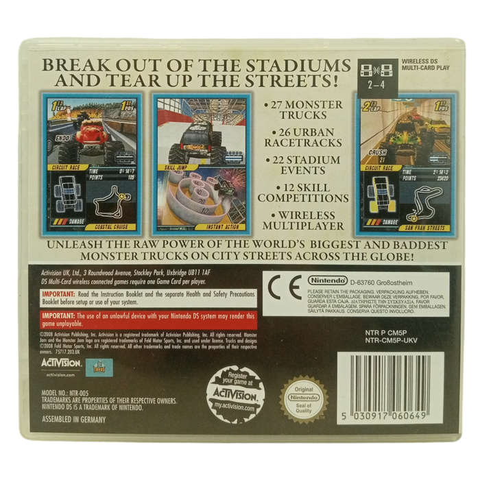 Monster Jam - Urban Assault Nintendo DS