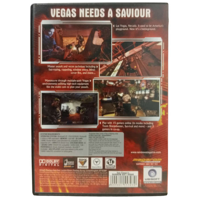 Tom Clancy's - Rainbow Vegas  PC (DVD)