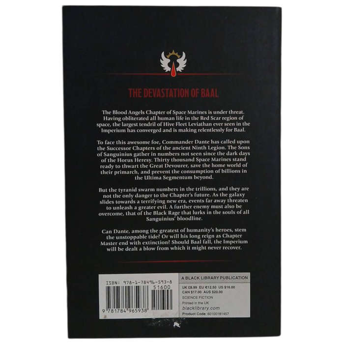 2017 Warhammer, The Devastation of Baal, Space Marine Conquests by Guy Haley Softcover