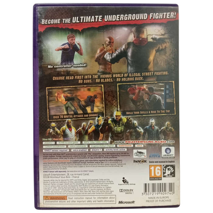 Fighters Uncaged Xbox 360