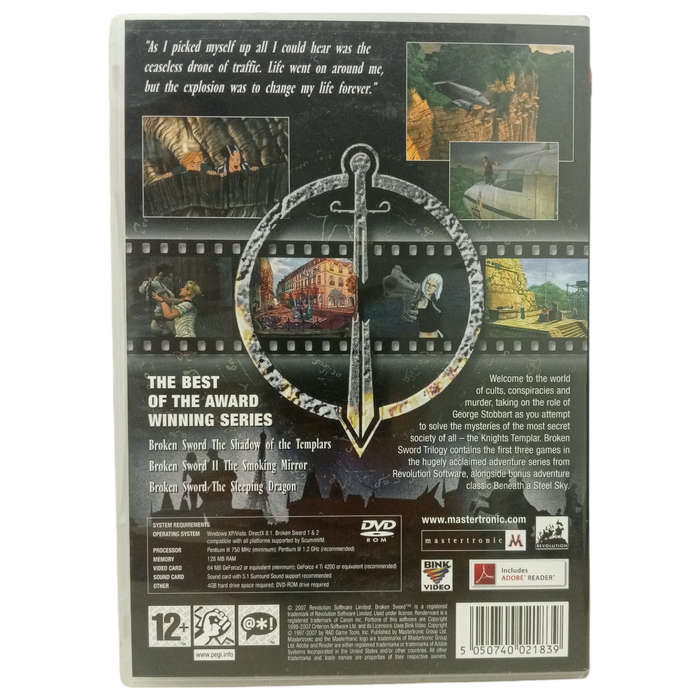Broken Sword Trilogy PC (DVD)