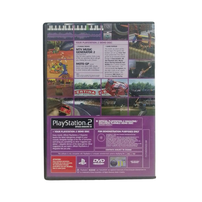 MTV Music Generator 2 / Moto GP - Demo Disk PlayStation 2