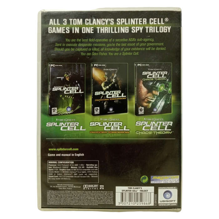 Tom Clancy's - Splinter Cell PC (DVD)