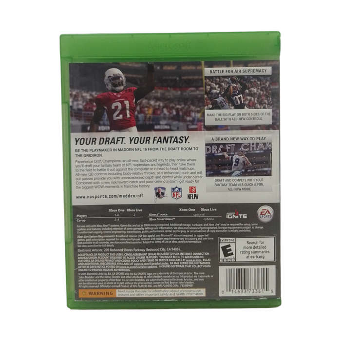 Madden NFL 16 Xbox One