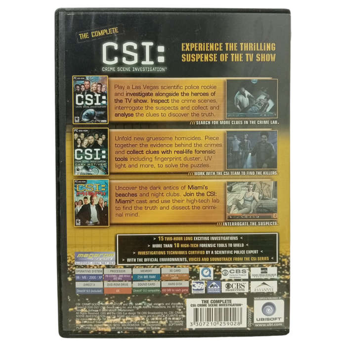 CSI: Crime Scene Investigation - The Complete PC (DVD)