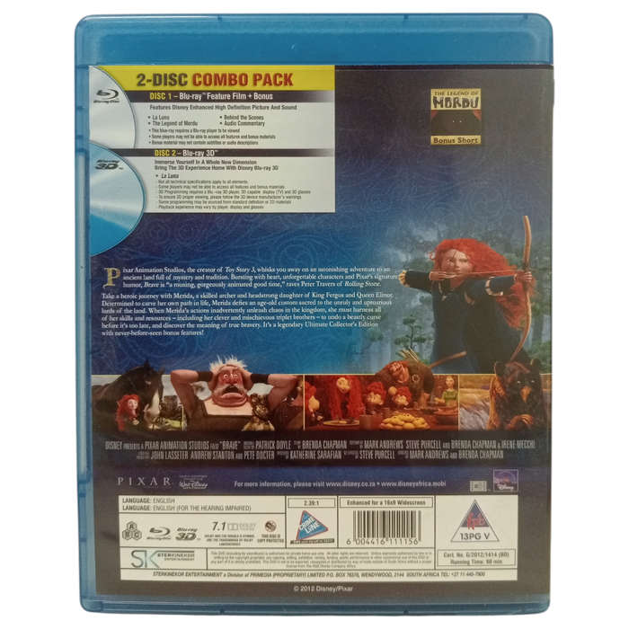 Brave - Ultimate Collector's Edition Blu-Ray / Blue-Ray 3D
