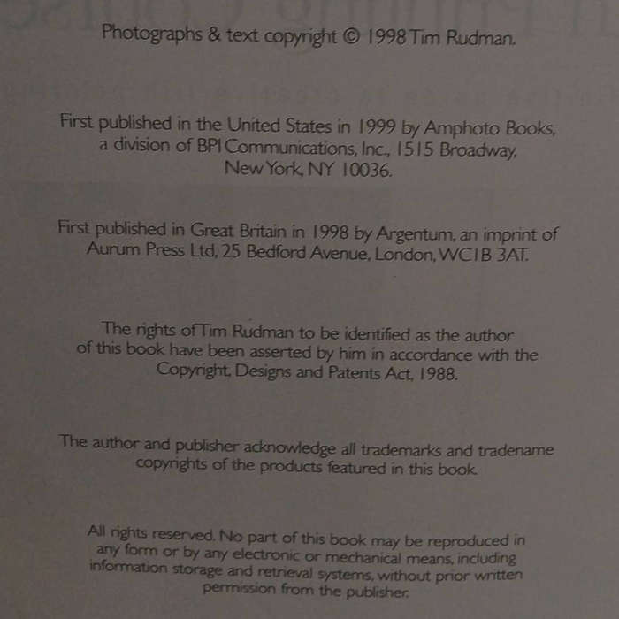 1999 The Master Photographer's Lith Printing Course, A Definition Guide to Creative Lith Printing by