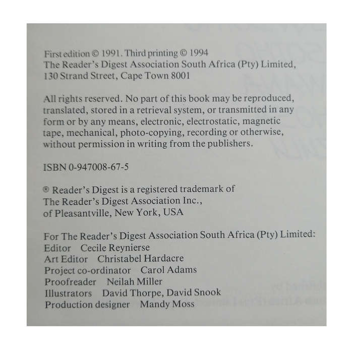 Reader's Digest South African Multi-Language Dictionary And Phrase Book 1994 Hardcover w/o Dustjacke