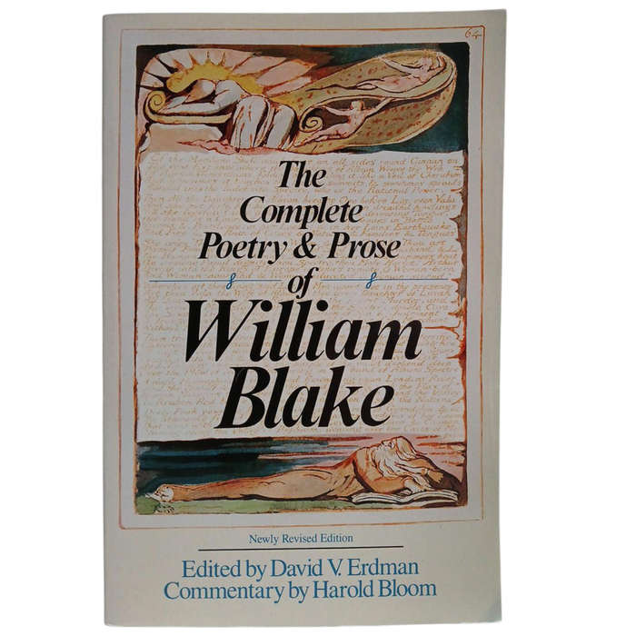 1988 The Complete Poetry & Prose Of William Blake By David V. Erdman & Harold Bloom Softcover