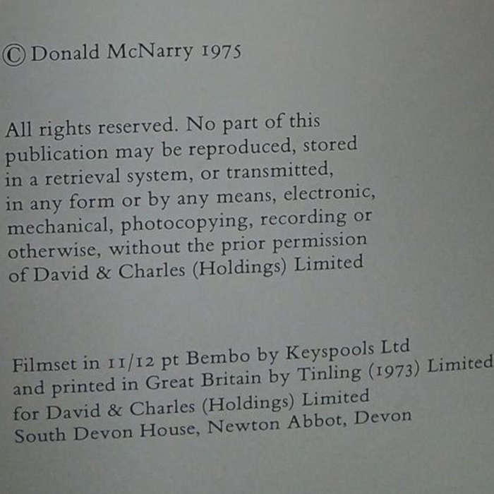 1975 Ship Models in Miniature by Donald McNarry Hardcover w/Dustjacket