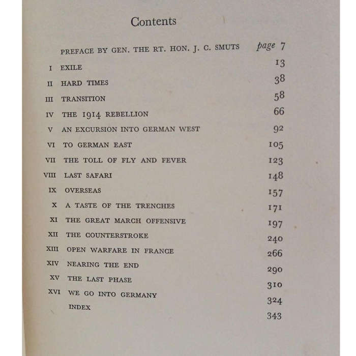 1933 Trekking On By Deneys Reitz Hardcover w/o Dustjacket