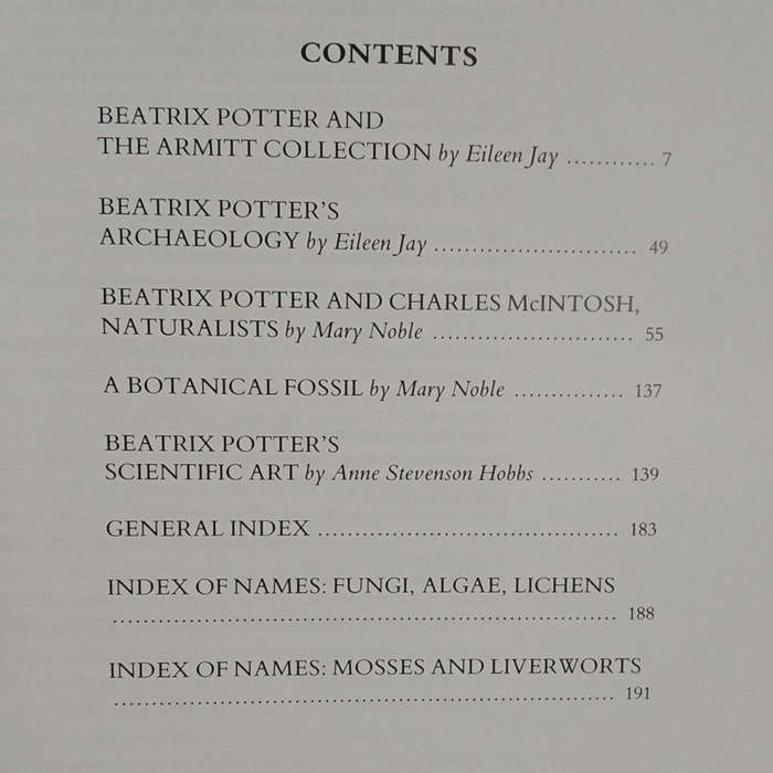 1992 A Victorian Naturalist Beatrix Potter, Drawings from the Armitt Collections by Eileen Jay, Mary