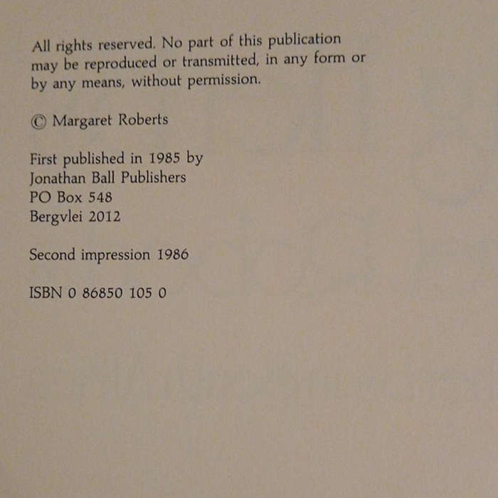 1985 Growing Herbs with Margaret Roberts, A guide to growing herbs in South Africa By Margaret Rober