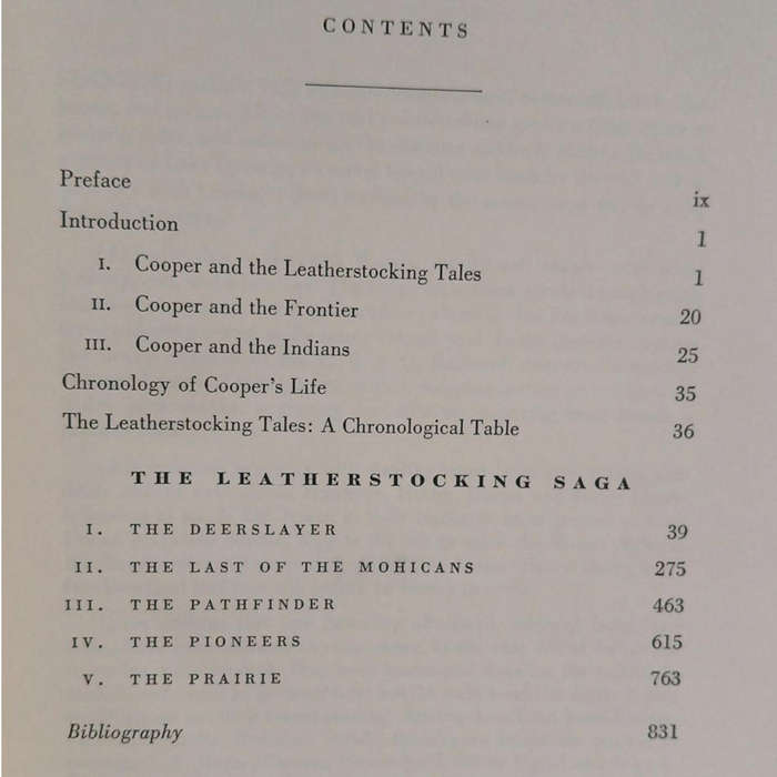 1955 The Leatherstocking Saga By Fenimore Cooper Hardcover w/o Dustjacket