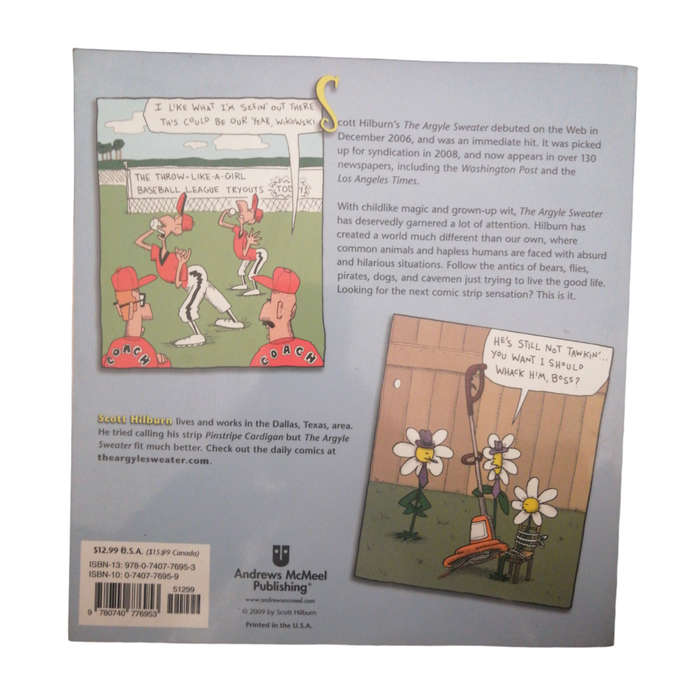 Dead President Walking by Zapiro and The Argyle Sweater by Scott Hilburn 2 Comic Set Softcover