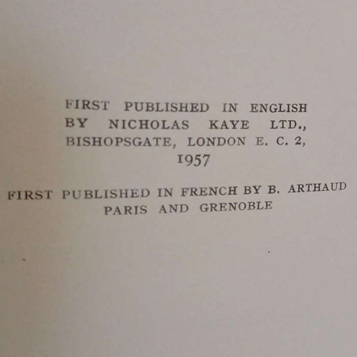 1957 Paris By Andre George Hardcover w/o Dustjacket