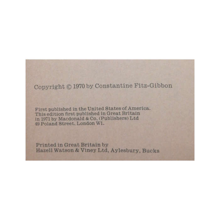 1970 London's Burning by Constantine Fitzgibbon Softcover