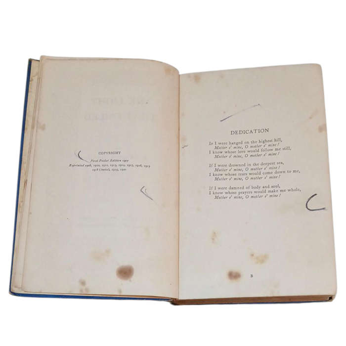 1920 The Light That Failed Pocket Edition By Rudyard Kipling Hardcover w/o Dustjacket