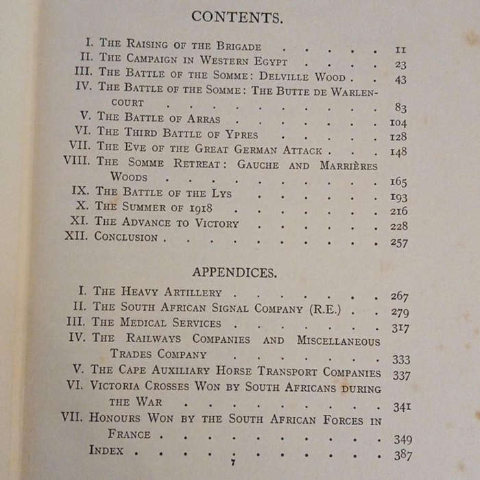 1921 The History Of The South African Forces In France By John Buchan Hardcover w/Dustjacket