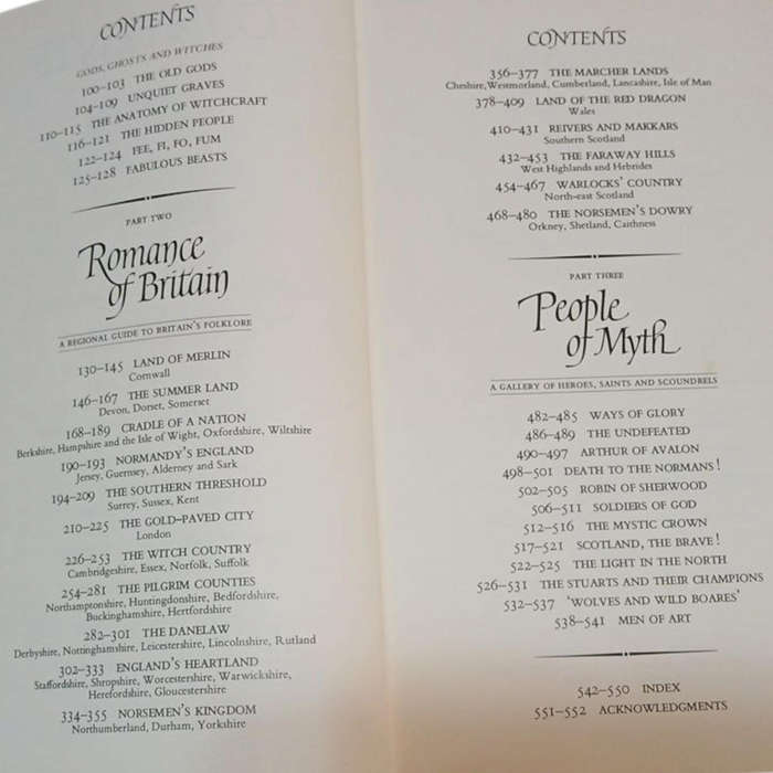 1973 Folklore, Myths and Legends of Britain Published by Reader's Digest Association Hardcover w/o D