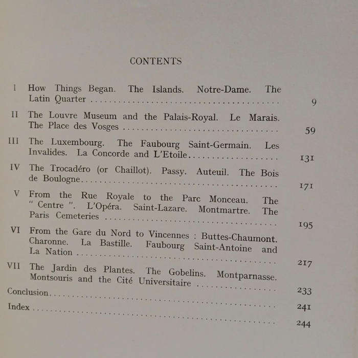 1957 Paris By Andre George Hardcover w/o Dustjacket