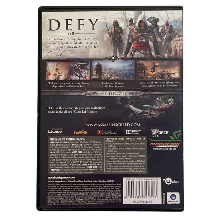 Assassin's Creed - Black Flag PC (DVD)