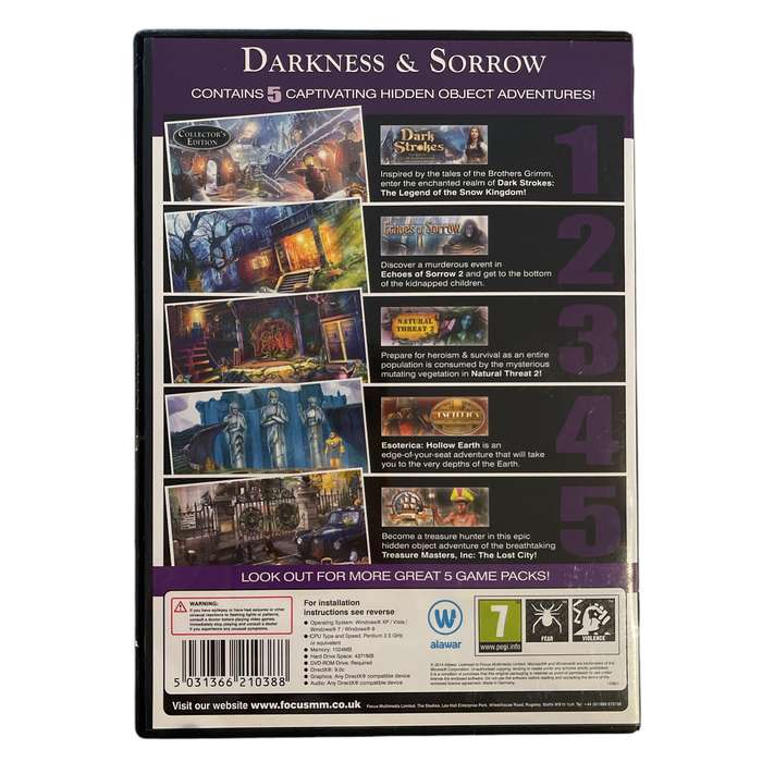 Darkness & Sorrow - Hidden Object Games PC (DVD)