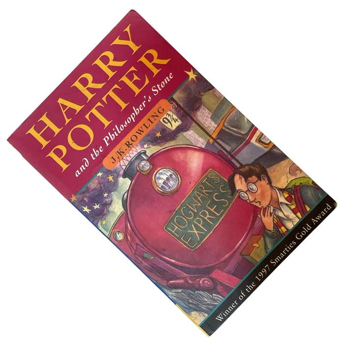 1997 Harry Potter And The Philosopher's Stone by J. K. Rowling Rare Young Dumbledore Edition Softcov