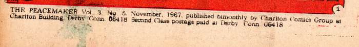 1967 Peacemaker Issue 5 FN Softcover
