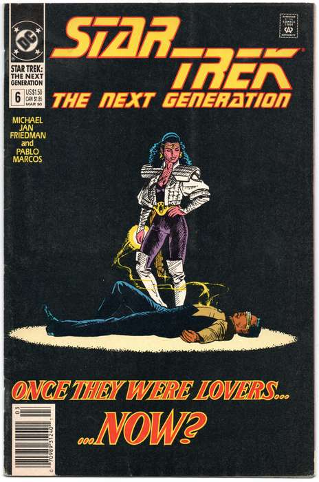 1990 Star Trek- The Next Generation Issue 4, 6-8 4 Comic Set NM Softcover