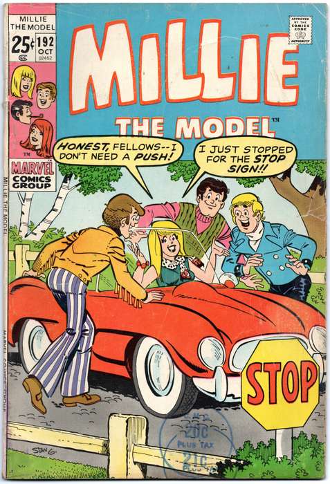 1971 Millie The Model Issue 192 VG Softcover
