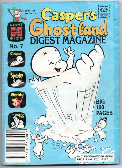 4 Casper The Friendly Ghost Comic Set Softcover