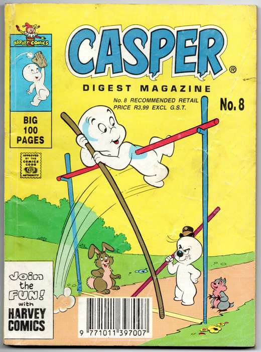 4 Casper The Friendly Ghost Comic Set Softcover