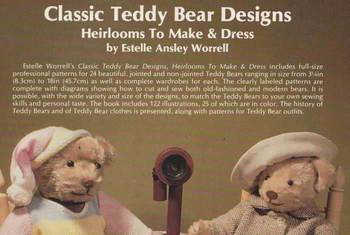 CLASSIC TEDDY BEAR DESIGNS by Estelle Ansley Worrell