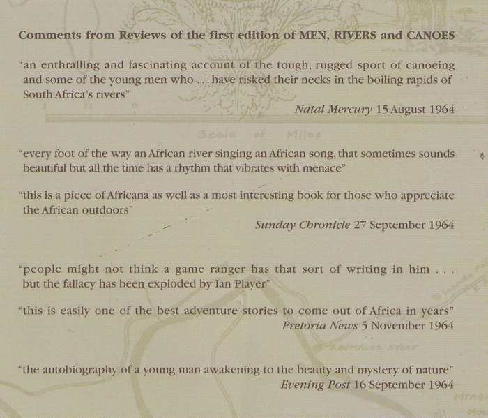 MEN, RIVERS & CANOES by Ian Player
