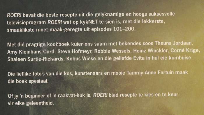 ROER! - saamgestel deur Marike Bekker