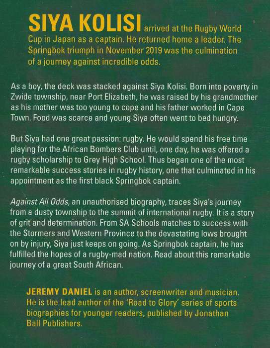 SIYA KOLISI: AGAINST ALL ODDS by Jeremy Daniel