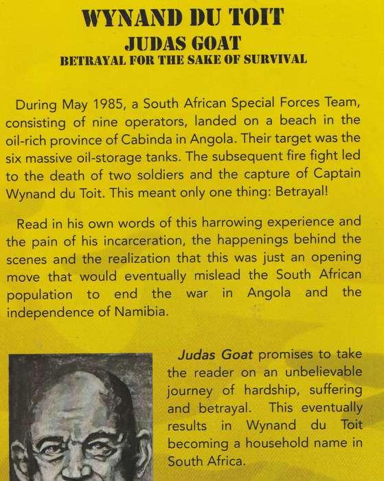JUDAS GOAT: BETRAYAL FOR THE SAKE OF SURVIVAL by Wynand du Toit