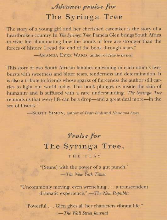 THE SYRINGA TREE by Pamela Gien