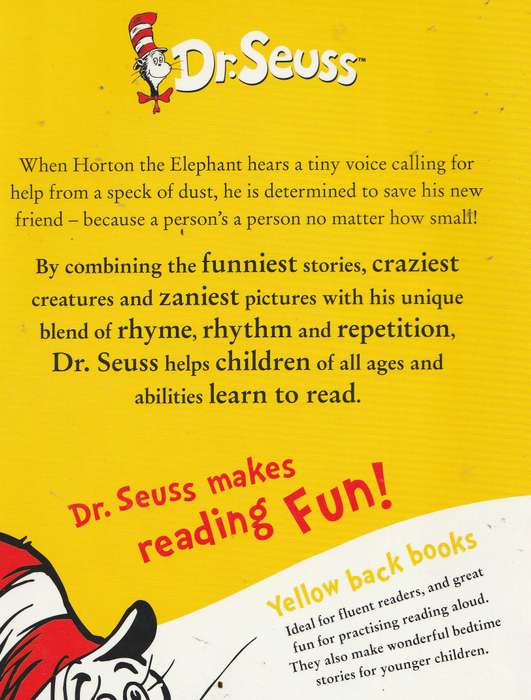 HORTON HEARS A WHO! - DR SEUSS
