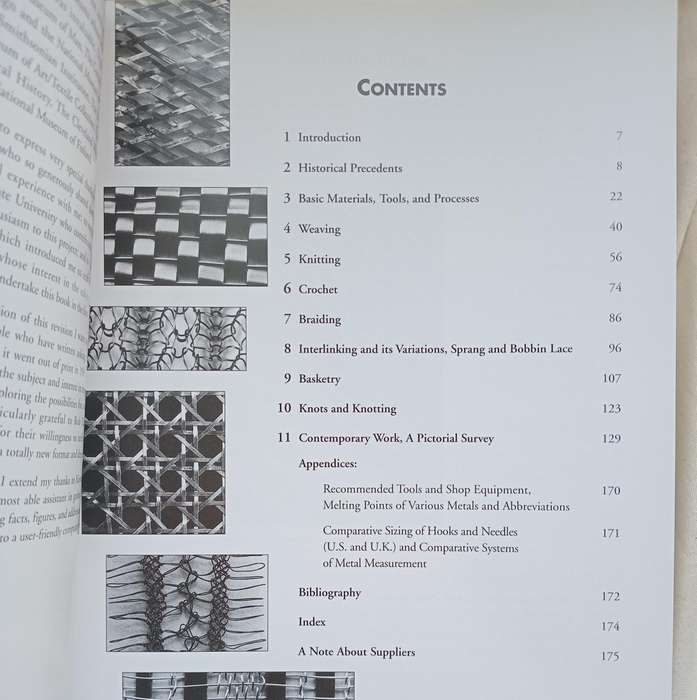 Textile Techniques in Metal for Jewellers, Textile Artists & Sculptors