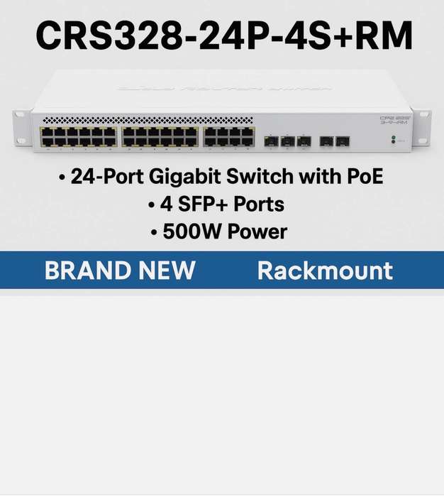 MicroTik 24 Port Gigabit Ethernet Switch
