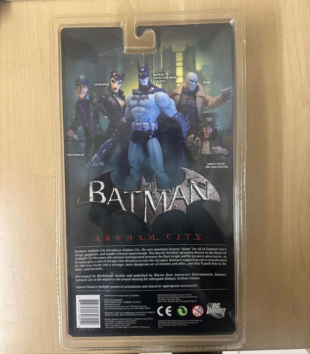 Batman Arkham City Detective Mode Collector Action Figure (Unopened)